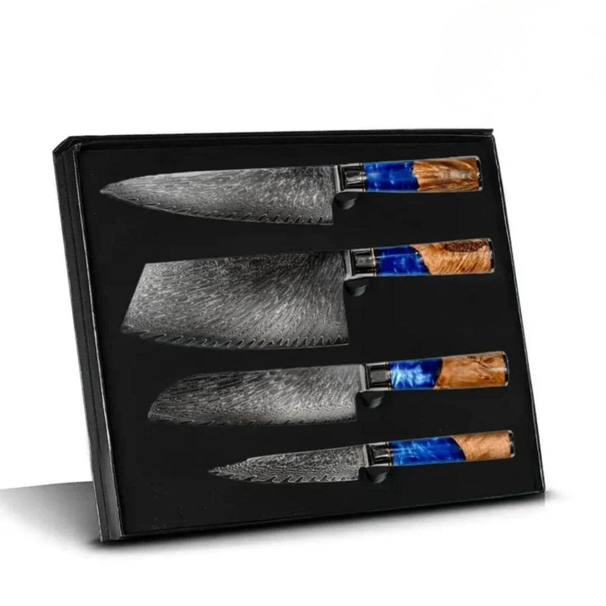 Aoki Damascus Knife Set